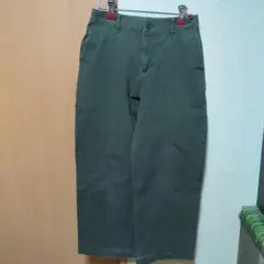 無印良品　オリーブグリーン ワイドパンツ　Sサイズ