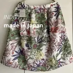 INDIVI インディヴィスカート ◇ 日本製 未使用 タグ付き ✳︎ 美品のサムネイル