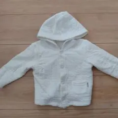 コムサイズム　COMME CA ISM　80　ホワイト　パーカー　ジャケット