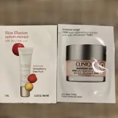 クラランス　スキンイリュージョンセラムプライマー&クリニークジェルクリームのサムネイル
