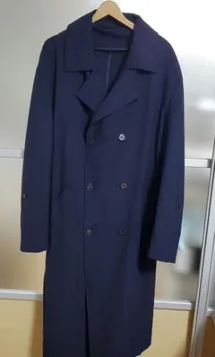 【値下げ】ZARA ネイビー ダブルブレスト コート