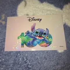 Disney 100 スティッチ ホログラムカードじゃんけんカード