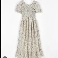 evelyn エブリン　クロスシャーリングop Evelyn ワンピース　花柄