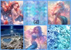 幻想的パネル生地　Ｇ４３