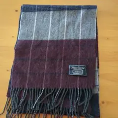 Mistletoe チェック柄マフラー ウール混紡