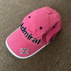 Admiral ピンクキャップ イギリス国旗付き
