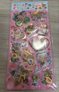 平成レトロ☆カプセルポップシール☆アニマル☆シャカシャカシール