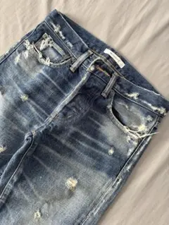 MOUSSY ダメージデニムパンツ サイズ24