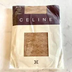【未開封】希少⭐︎CELINE⭐︎ストッキング ロゴ　総柄　M-L ベージュのサムネイル