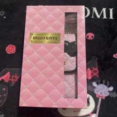 サンリオ キティ ピンク キルト ショルダーバッグ 定期入れ