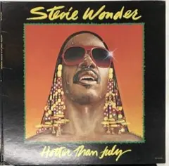 スティーヴィー・ワンダー HOTTER THAN JULY LP y180 - メルカリ