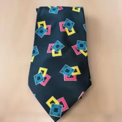 Yves Saint Laurent 幾何学模様 ネクタイ