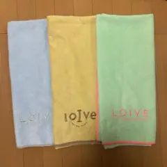 LOIVE ヨガラグ ライトブルー/オレンジ/グリーン