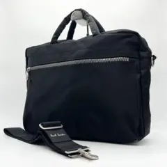 良品✨ポールスミス　ビジネスバッグ　ナイロン　ブラック　2way　A4可　大容量