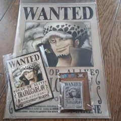 麦わらストア　ONE PIECE　ロー 手配書マグネット　ファイル　カード