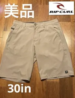 美品RIP CURL リップカール ハーフパンツ 水陸両用ベージュ メンズ 30のサムネイル