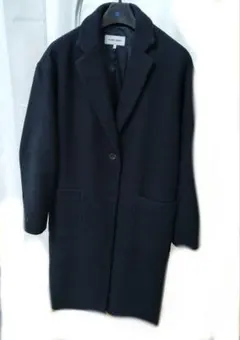 GLOBAL WORK ネイビー ロングコート L　紺色　紺