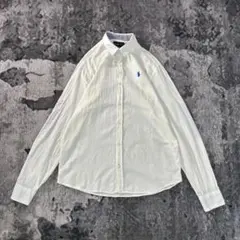 超スペシャル 希少デザイン 白シャツ 刺繍ロゴ 雰囲気抜群 ユニセックス