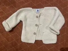 プチバトー　ニットカーディガン　6m