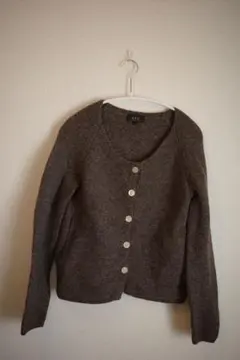 A.P.C. ブラウン カーディガン XS