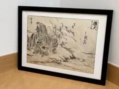 真作】江戸時代 木版画 猫（橘守国） - メルカリ