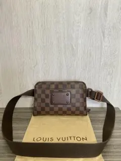 ルイヴィトン バムバッグ メルヴィール ダミエ ボディバッグ 