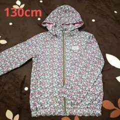 3can4on　130cm　フード付きパーカー　上着　ジャンバー
