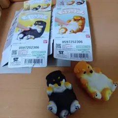 もっちりころりん 柴犬 フィギュア 2種セット コレクション 未使用 ミニチュア