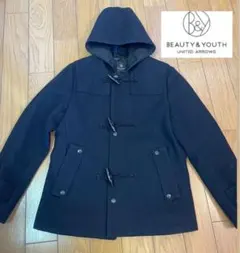 BEAUTY & YOUTH ダッフルコート ダークブルー