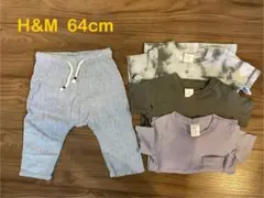 H&M*エイチアンドエム*ベビー*Tシャツ*ストライプパンツ*夏服セット