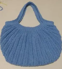 ハンドメイド☆バルーンサブバッグ☆かぎ針編み