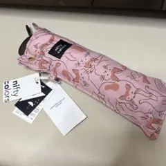 高島屋 ニフティカラーズ 猫柄 折りたたみ傘 折り畳み傘 ピンク 50cm
