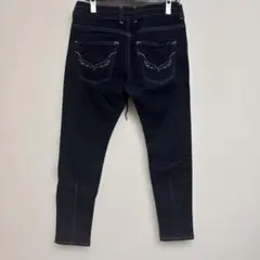 RODEO CROWNS ダークブルー スキニーデニム M ロデオクラウンズ