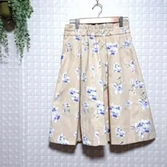 【ハニーズ グラシア】花柄フレアスカート ウエストゴムのサムネイル