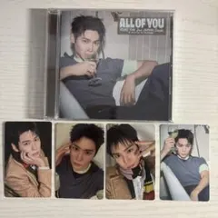 RIIZE 『All of You』 トレカ4枚付 ウンソクセット（ユニバ購入