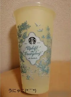 スタバ ミステリーカラーチェンジングリユーザブルコールドカップ イエロー