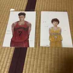 スラムダンク キャラクターイラスト2枚セット