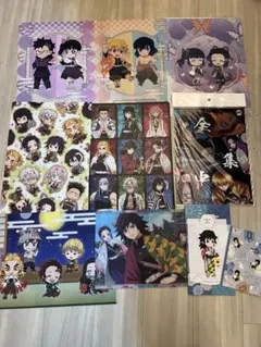 【鬼滅の刃 】新品★クリアファイル、ミニノートセット A4サイズ