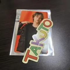 MAZZEL ファンミ ランダムフォトカード・ステッカーセット TAKUTO