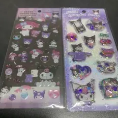 マイメロディ クロミ キャラクターシール 2シートセット