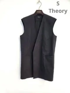 セオリーオーバーサイズジレS サイズ CRUNCHI ブラック