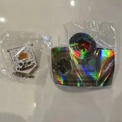 NAOTO KINGDOM会場ガチャ　メタルピンバッチ・オーロラステッカー