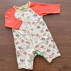 ★新品同様★Disney 長袖ロンパース 60〜70cm