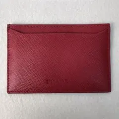 【極美品】プラダ サフィアーノ カードケース 名刺入れ パスケース ピンク