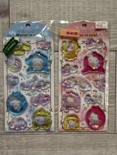 ウォーターインシール　サンリオ　２点セット