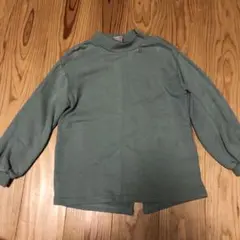 プティマイン　グリーン系　トレーナー　110cm