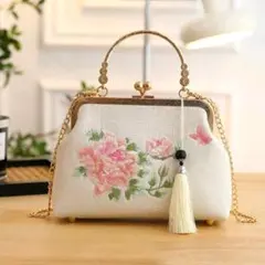 花紋刺繡單肩包 休閒 優雅 個性 復古錢包 中華風