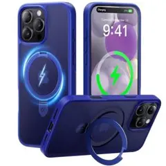 CASEKOO iPhone 16 Pro Max 用 ケース (紺桔梗)