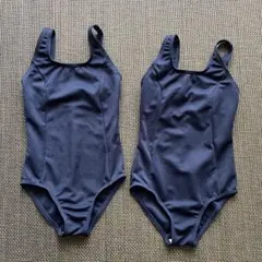 美品　スクール水着 130cm 2枚セット ネイビー