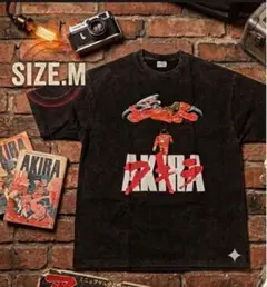 R AKIRA アキラ Tシャツ tee 大友克洋 士郎正宗 バイク 金田 鉄郎のサムネイル